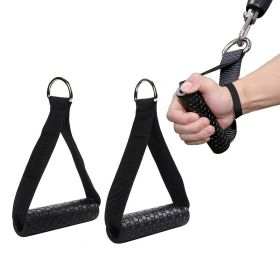 s2-pack Heavy Duty Exercise Handle With Carabiners; Grip Attachments For Cable Machine Pulleys; Gym Equipment; Resistance Bands;