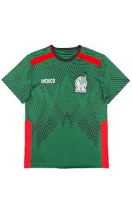 UNISEX MEXICO TEAM WORLD SOCCER JERSEYS TOP (Color: Green, size: M)