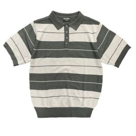 Charlie Brown Shirt Short Sleeve Polo (Color: DARKGREY GREY, size: 2XL)